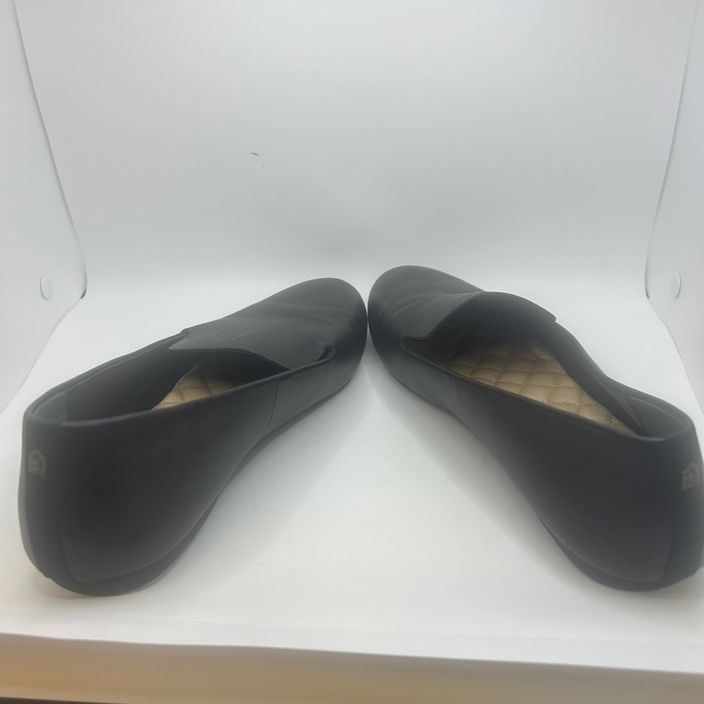 Birdies Starling Black Leather Loafers Smoking Slippers Flats Womens 9.5 - Picture 7 of 9